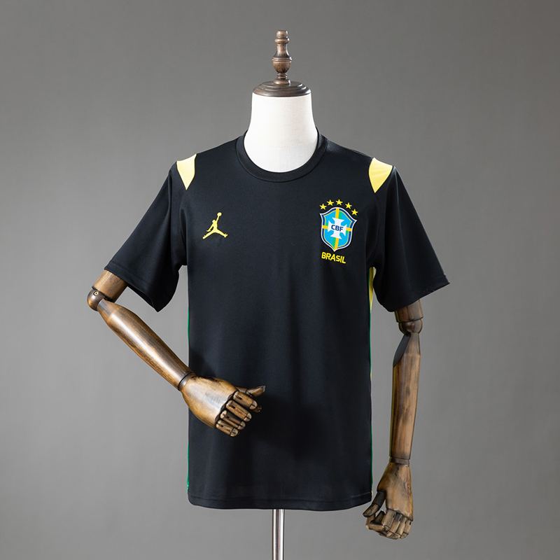 Camisa de Treino Brasil Jordan Preta