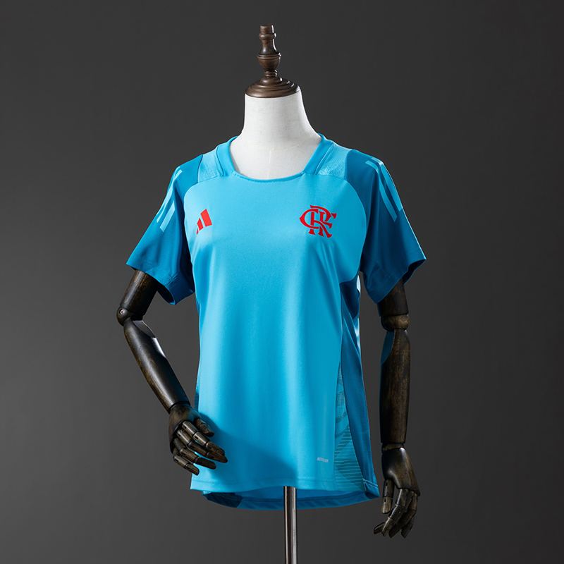 Camisa de Treino Flamengo 25/26 Azul-Claro Feminina
