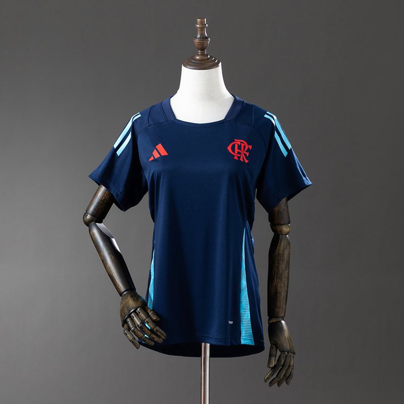Camisa de Treino Flamengo 25/26 Azul-Marinho Feminina