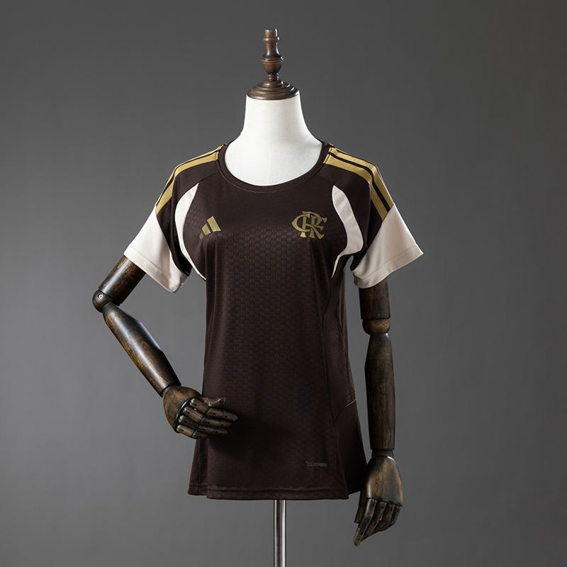 Camisa de Treino Flamengo 26/27 Marrom Feminina