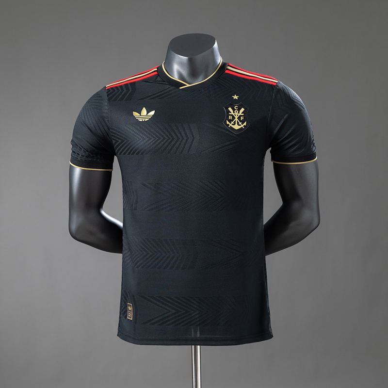Camisa Flamengo 25/26 Edição Especial Preta e Dourada Jogador