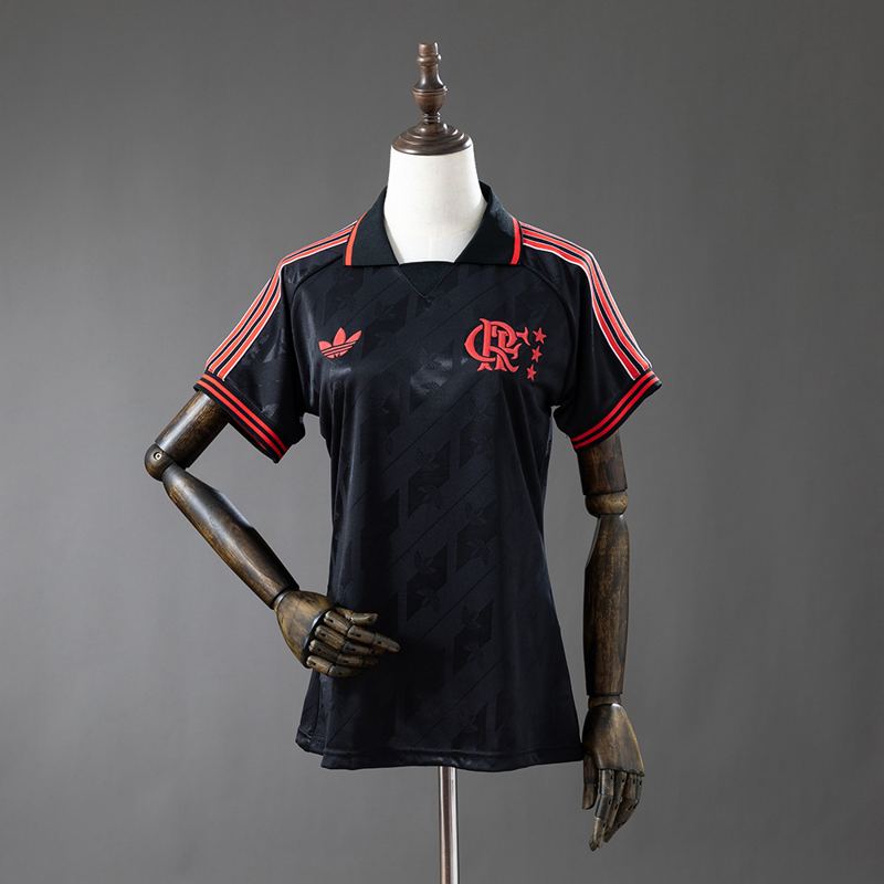 Camisa Flamengo 25/26 Lifestyle Preta Feminina
