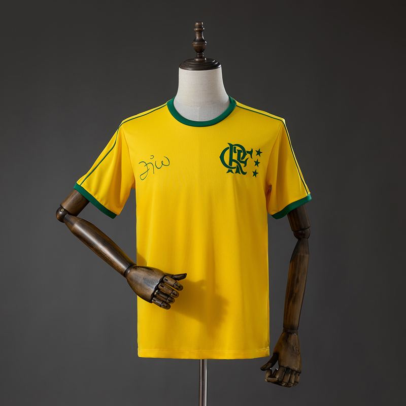 Camisa Flamengo 26/27 Edição Especial Zico Amarela