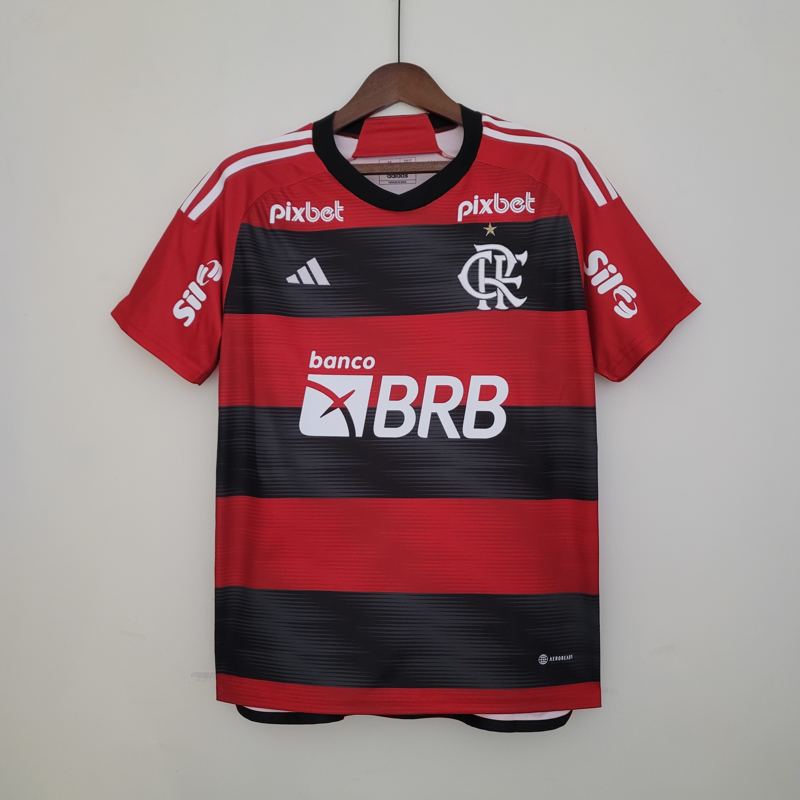 Camisa Flamengo I 23/24 Com Patrocínios