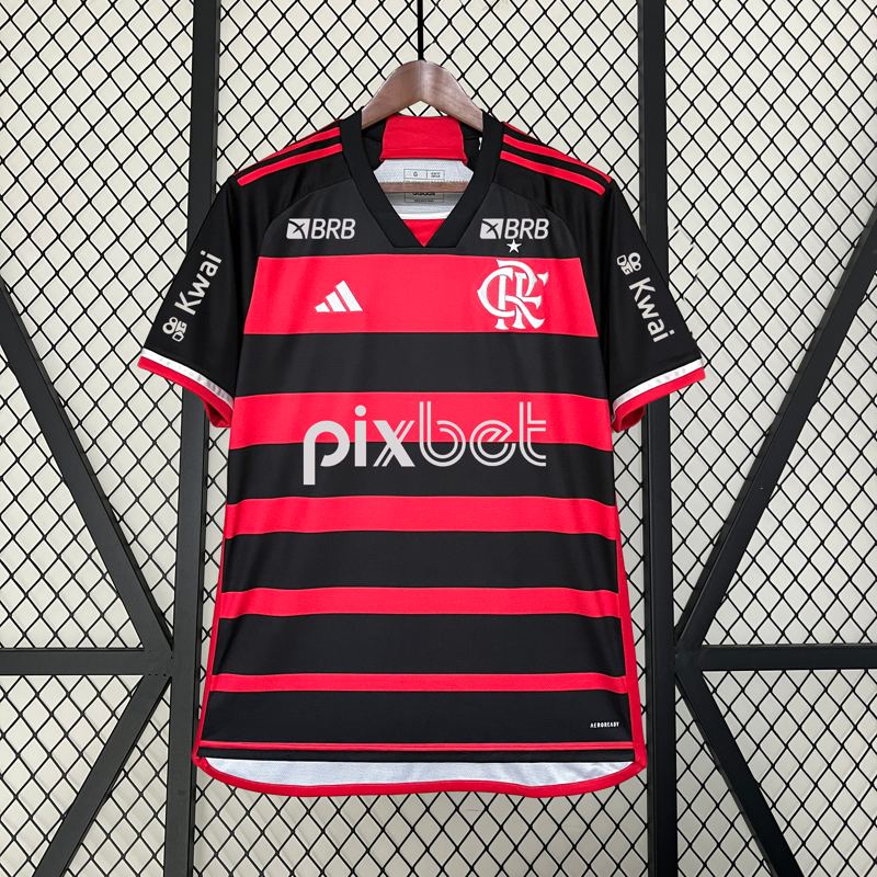 Camisa Flamengo I 24/25 Com Patrocínios
