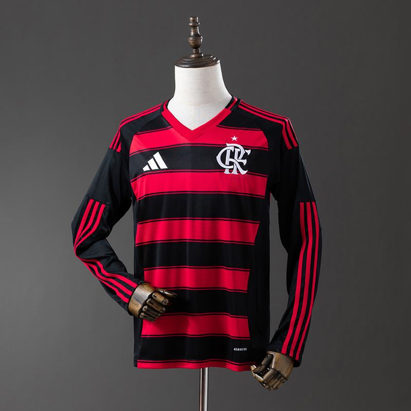 Camisa Flamengo I 25/26 Manga Longa