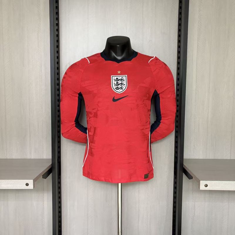 Camisa Inglaterra II 2026 Jogador Manga Longa