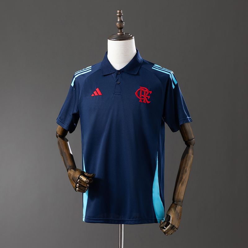 Camisa Polo Flamengo 25/26 Azul-Marinho