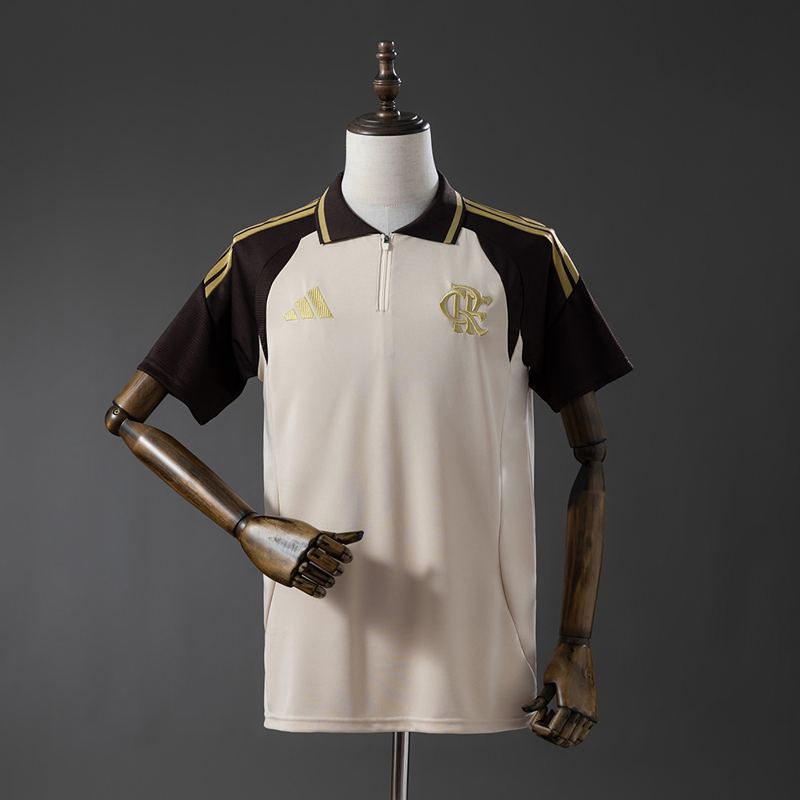 Camisa Polo Flamengo 26/27 Bege
