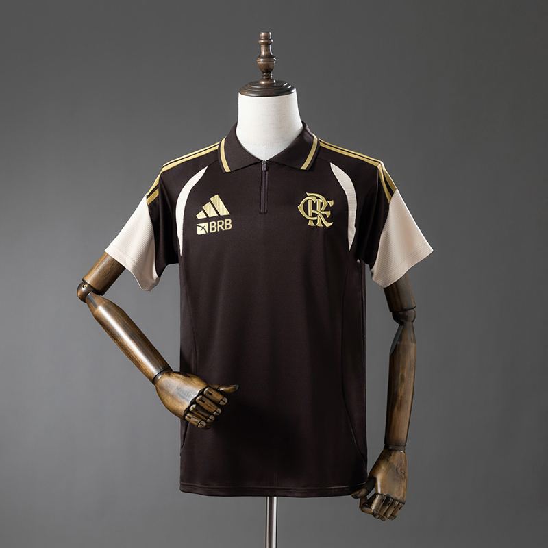 Camisa Polo Flamengo 26/27 Marrom