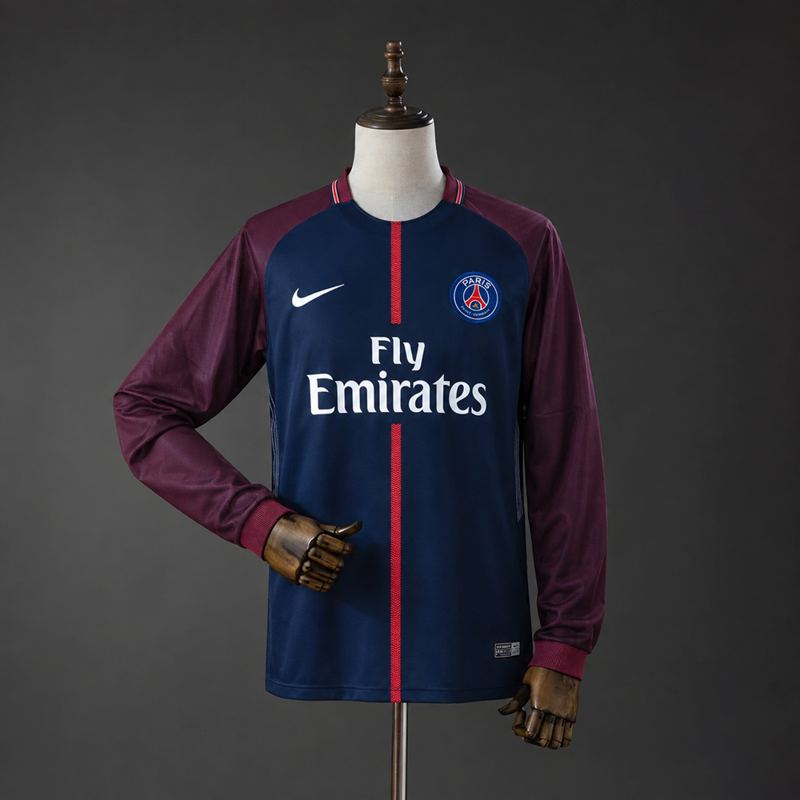 Camisa PSG 2017/18 Retrô Manga Longa