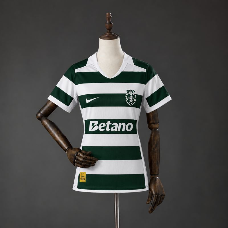 Camisa Sporting I 26/27 Feminina