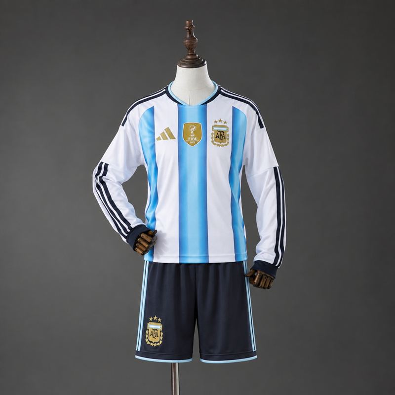 Kit Infantil Argentina I 2026 Manga Longa