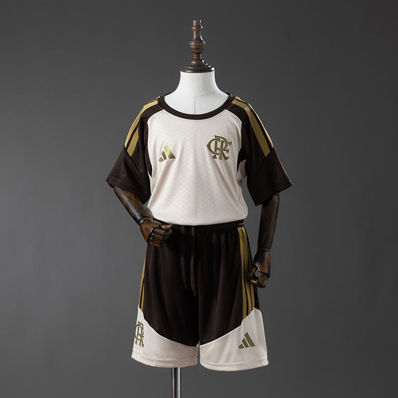 Kit Infantil de Treino Flamengo 26/27 Bege