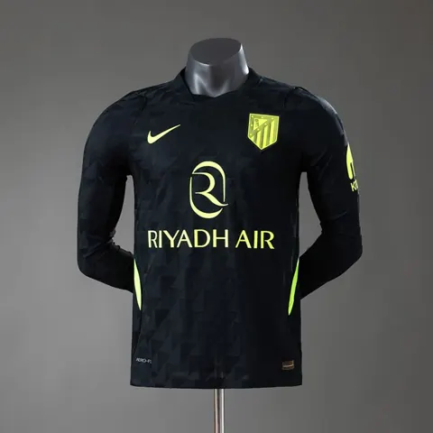 Camisa Atlético de Madrid II 26/27 Jogador Manga Longa