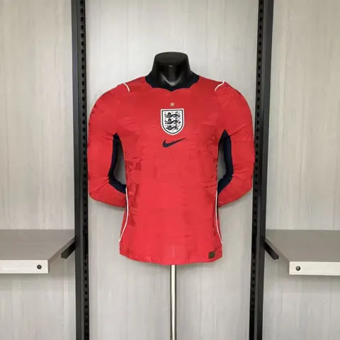 Camisa Inglaterra II 2026 Jogador Manga Longa