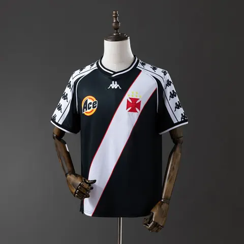 Camisa Vasco da Gama 2000 Retrô Preta