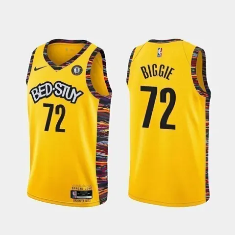 Regata Brooklyn Nets Bed-stuy Amarela