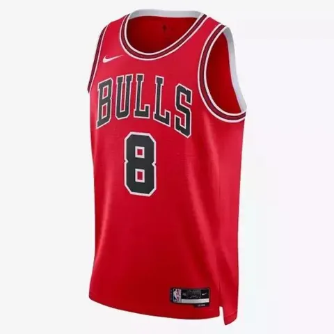 Regata Chicago Bulls Vermelha Tradicional
