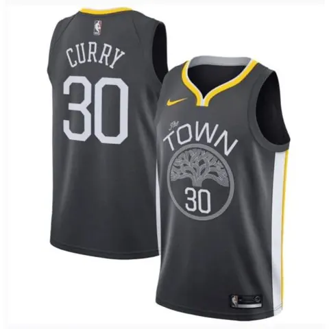 Regata Golden State Warriors The Town Preta Com Branco