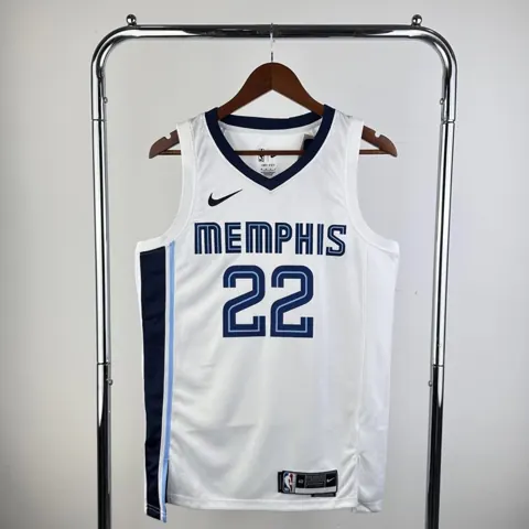 Regata Memphis Grizzlies City Edition Branca Temp. 23