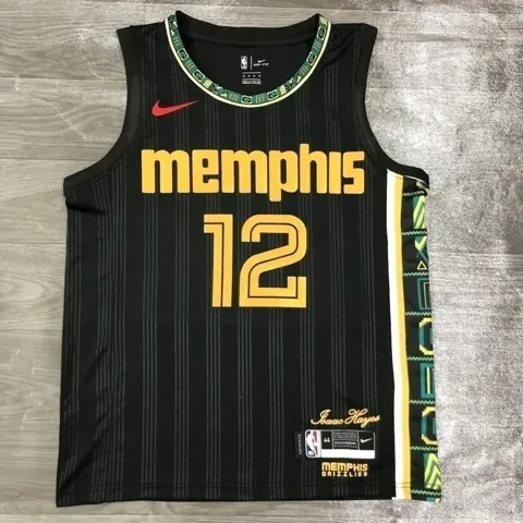 Regata Memphis Grizzlies City Edition Preta