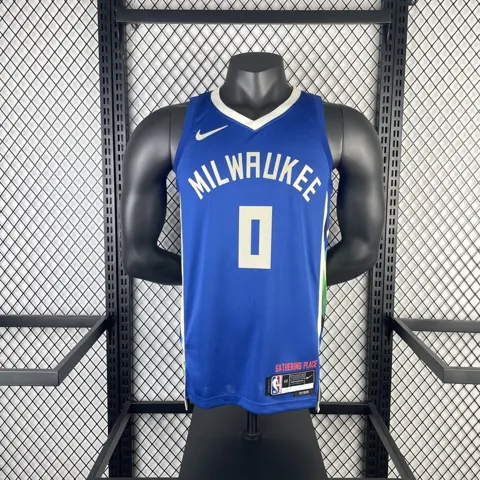 Regata Milwaukee Bucks Azul City Edition Temp. 23 (lillard)