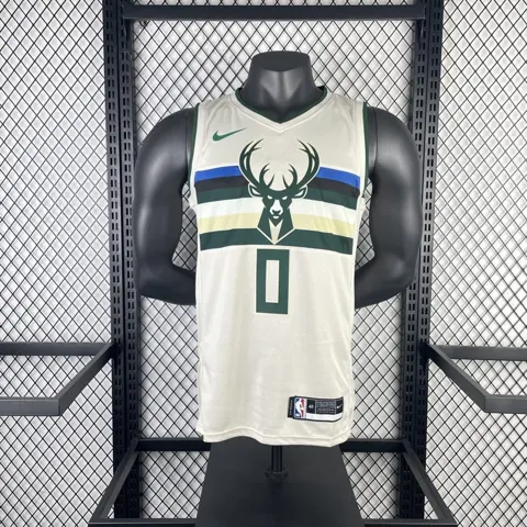 Regata Milwaukee Bucks Branca Temp. 19 (lillard)