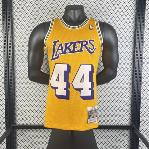 Regata Retrô Lakers Amarela 71/72 M&N