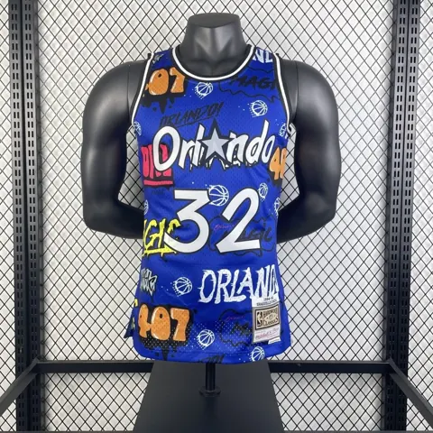 Regata Retrô Orlando Magic Azul 94/95 M&N